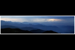 5th Place - Dusk Over the Foothills of the Himalaya by Alison Lomax