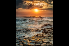 2nd Place - sunset on the Giants Causeway by Conor Molloy
