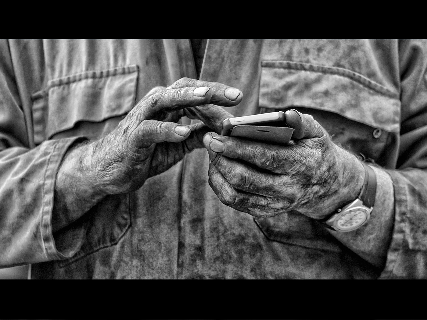 Old Hands New Technology by David Tolliday