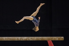 Gymnast beam exercise by Conor Molloy