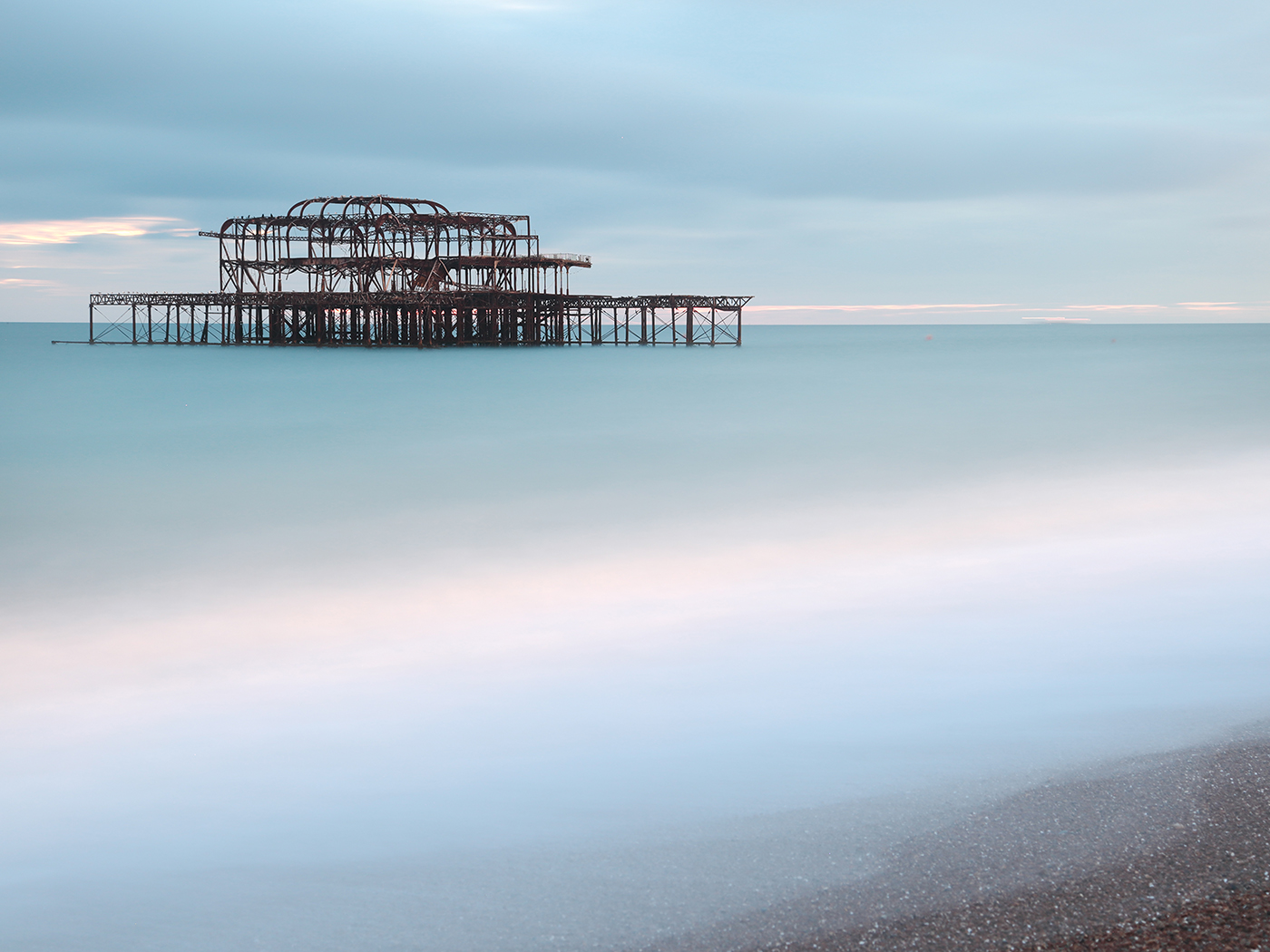 Derelict Pier By David Tolliday