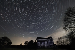 Star trails over NT Little Moreton Hall by David Tolliday