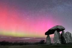 Pentre Ifan and Northern Lights by David Tolliday