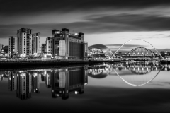 Dusk over the Tyne by Alex White