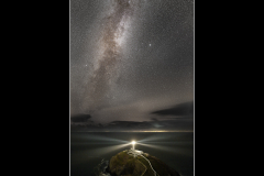 Milky Way over South Stack Lighthouse by David Tolliday