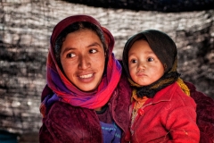 Nomad Woman and Child