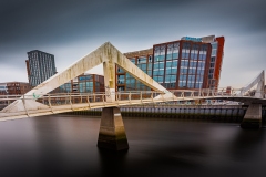 Squiggly (Tradeston) Bridge by Alex White
