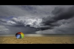 Beach Brolly by Kevin Blake