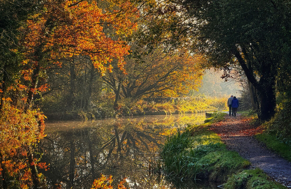 Canalside Walk by Vince Sparks