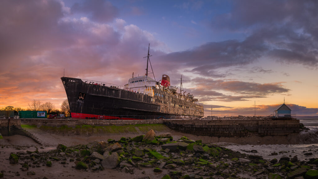 Sunset on the Fun Ship by Alex White