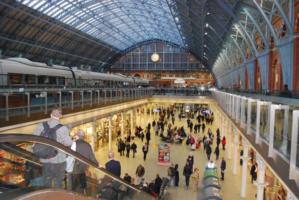 The Modern St. Pancras Station by Martin Welch